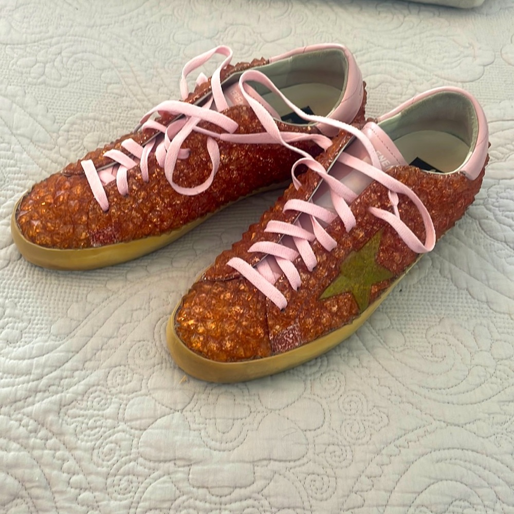 Golden Goose, orange and pink, size 41